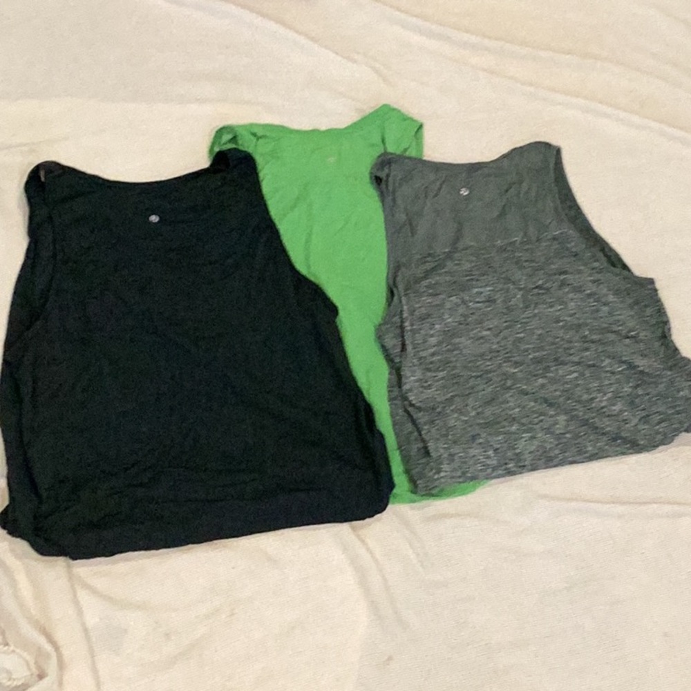 lululemon athletica Men's Tank Tops - Black, Green, Gray